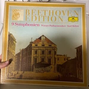 Vintage Beethoven Edition 9 Symphonien Karl Bohm Vinyl 8 Record set